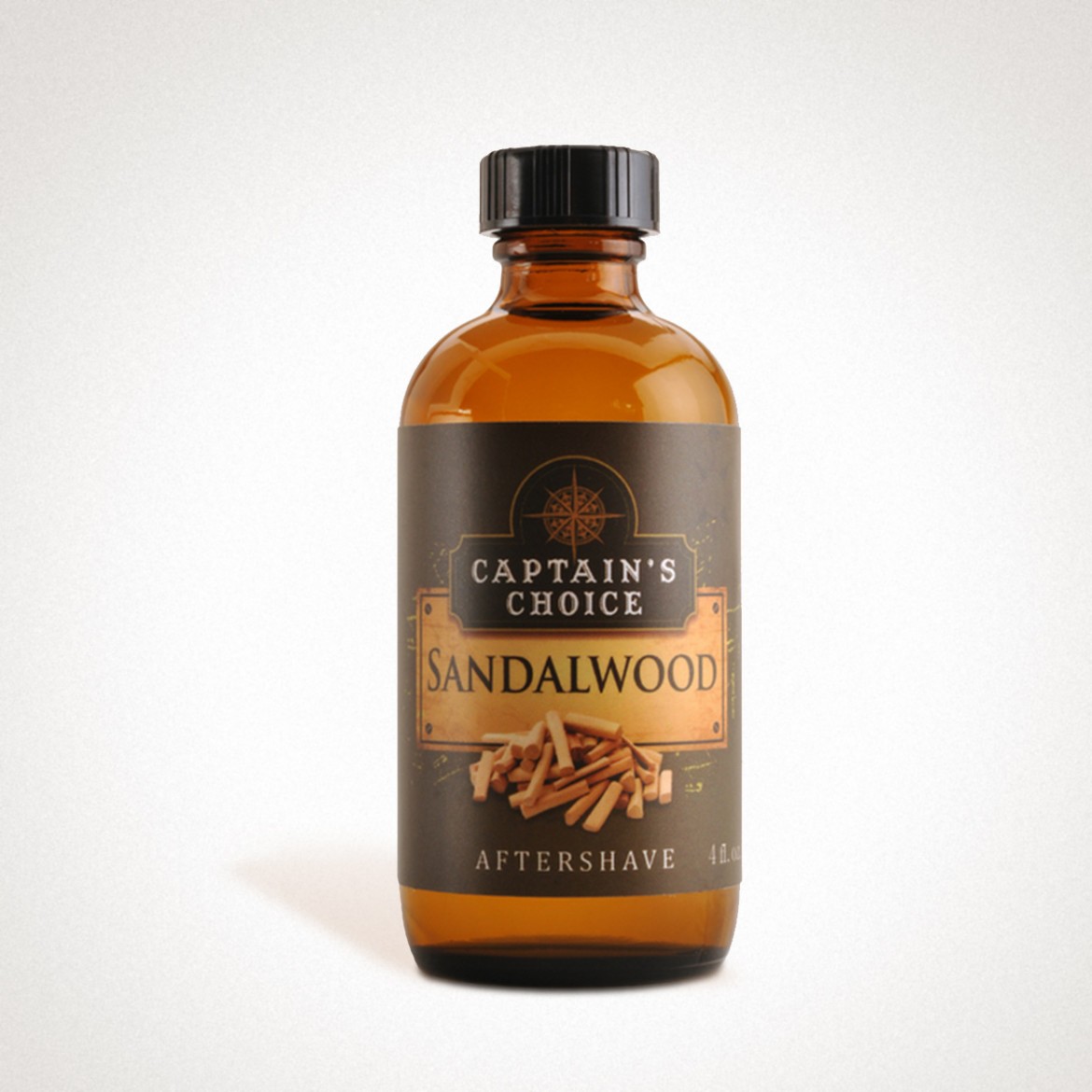 Butelka Captain’s Choice Sandalwood Aftershave (zdjęcie Captain's Choice)
