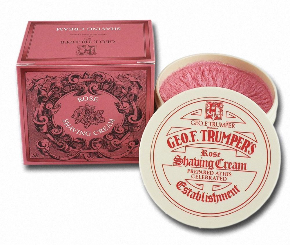 Słoik z kremem do golenia Geo. F. Trumper’s Rose Shaving Cream