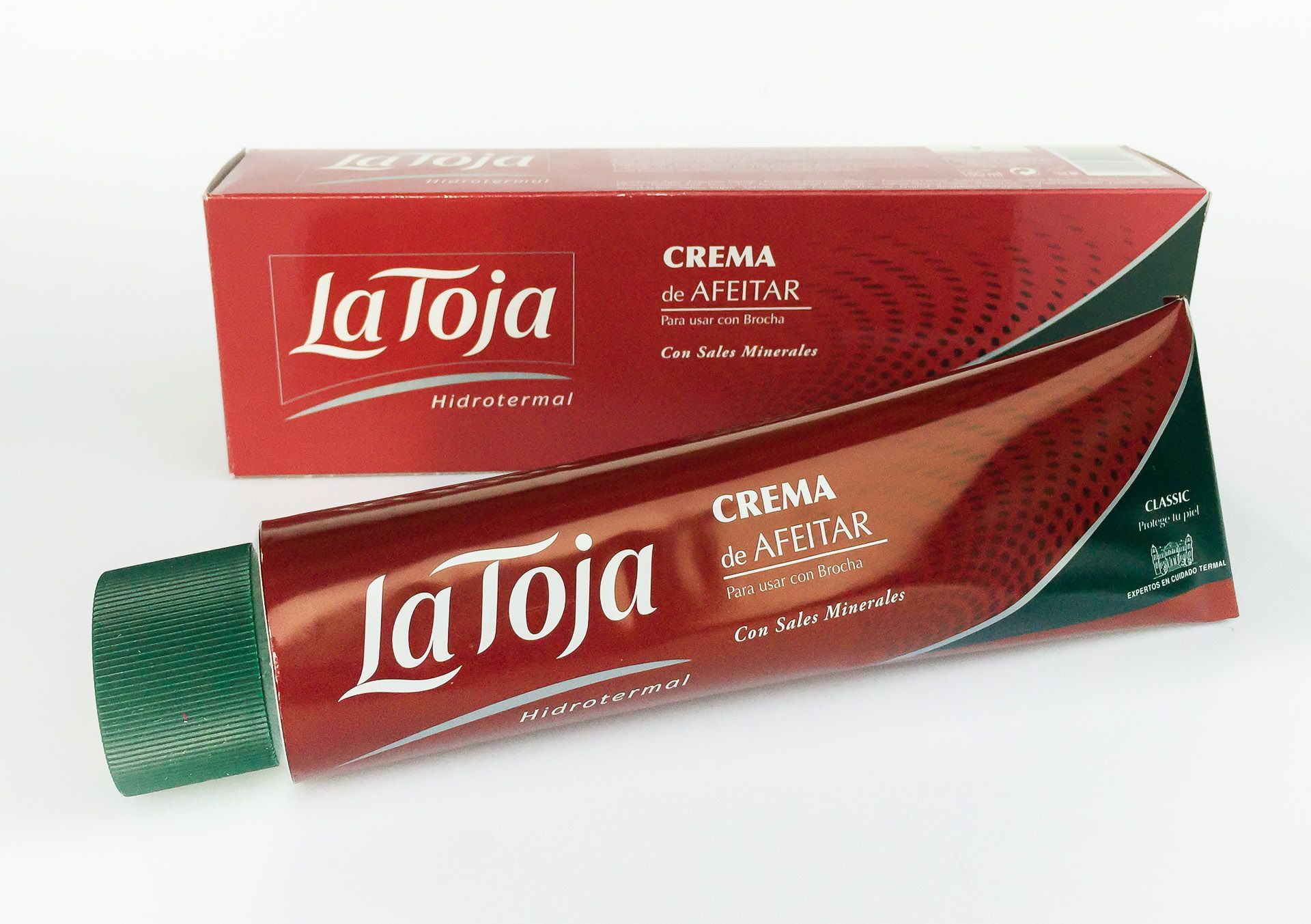 Opakowanie kremu do golenia La Toja Crema de Afeitar (shaving cream)
