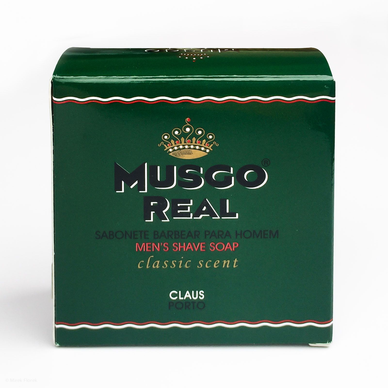 Opakowanie mydła do golenia Musgo Real Men's Shave Soap Classic Scent