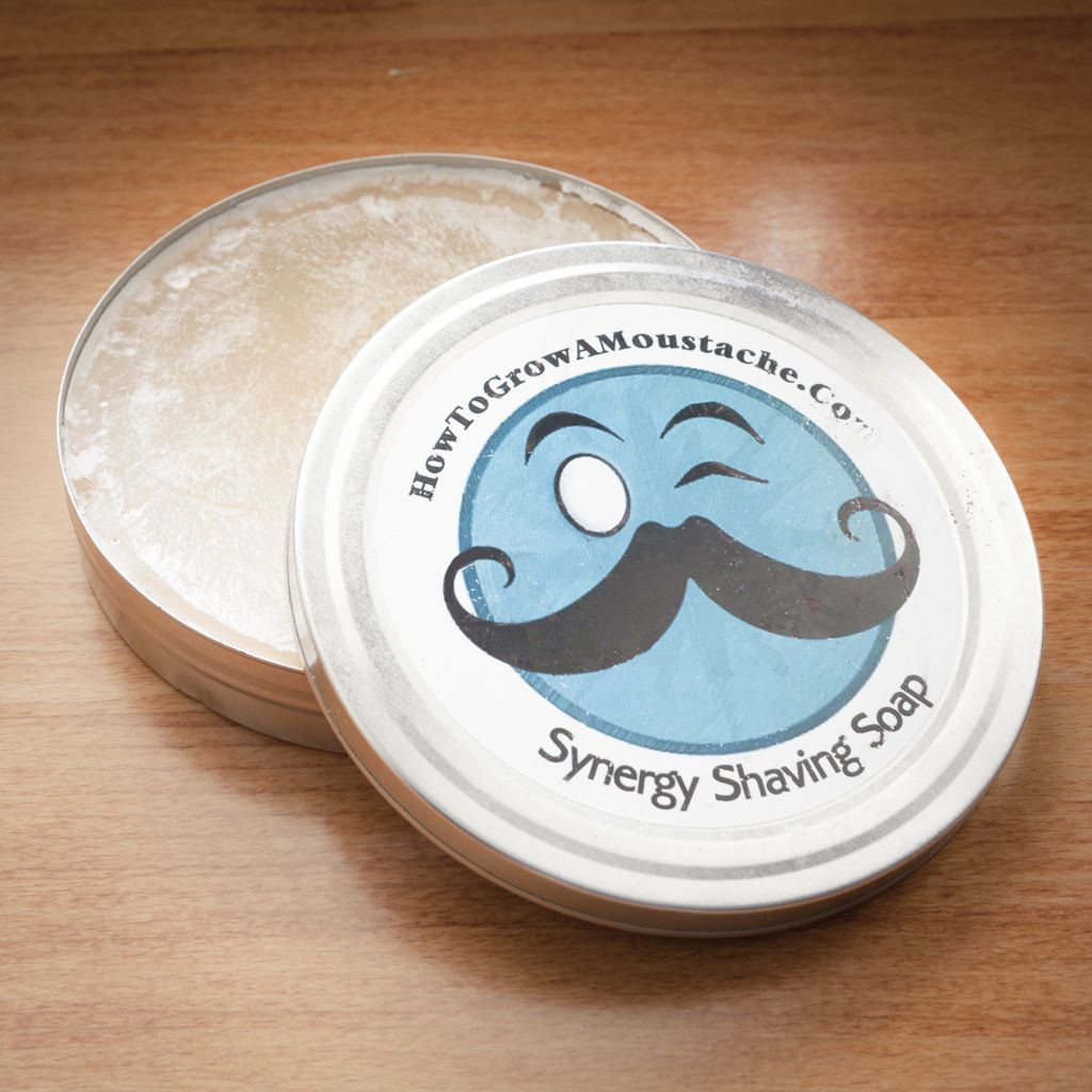 How To Grow a Mustache Shaving Soap Uncented