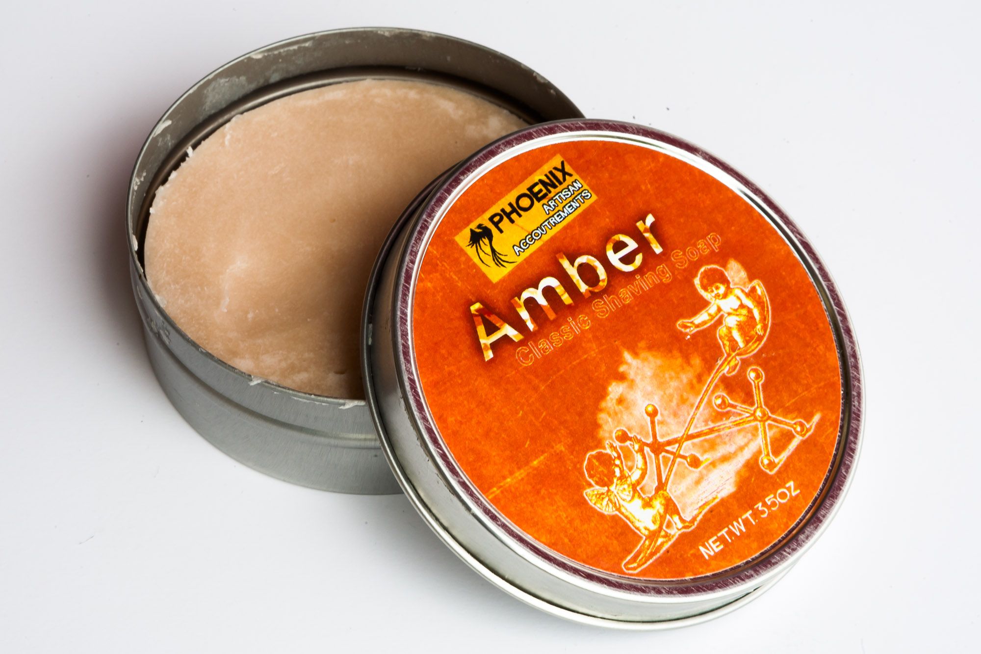Konsystencja mydła do golenia Phoenix Artisan Accoutrements Amber Shaving Soap