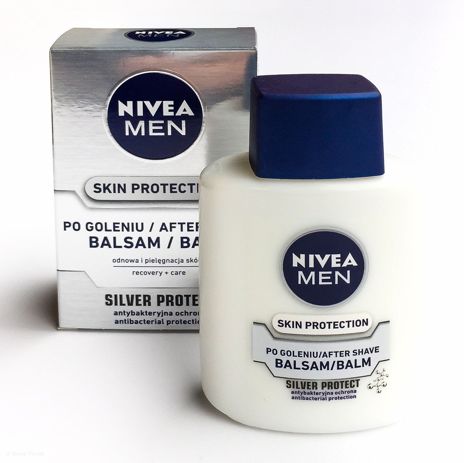 Opakowanie balsamu po goleniu Nivea Men Silver Protect Aftershave Balm