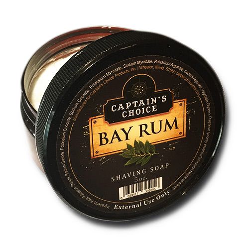 Mydło do golenia Captain’s Choice Bay Rum Shaving Soap (fot. Captain's Choice)