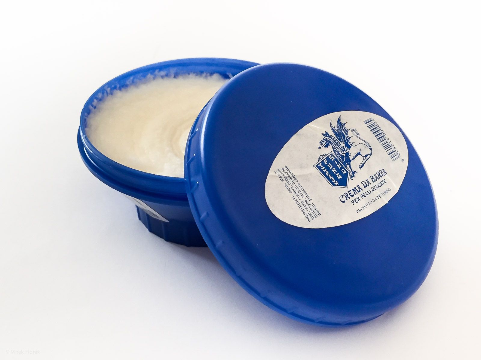 Opakowanie mydła do golenia Tcheon Fung Sing Ciotola Blu Crema di Barba (Blue Jar) Shaving Soap