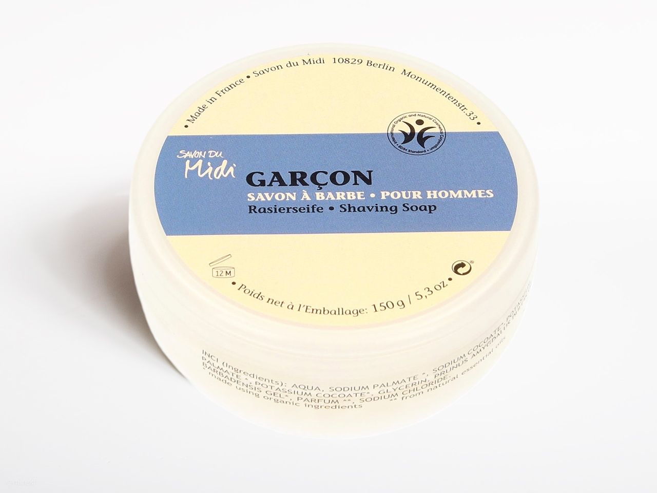 Opakowanie mydła do golenia Savon du Midi Garson