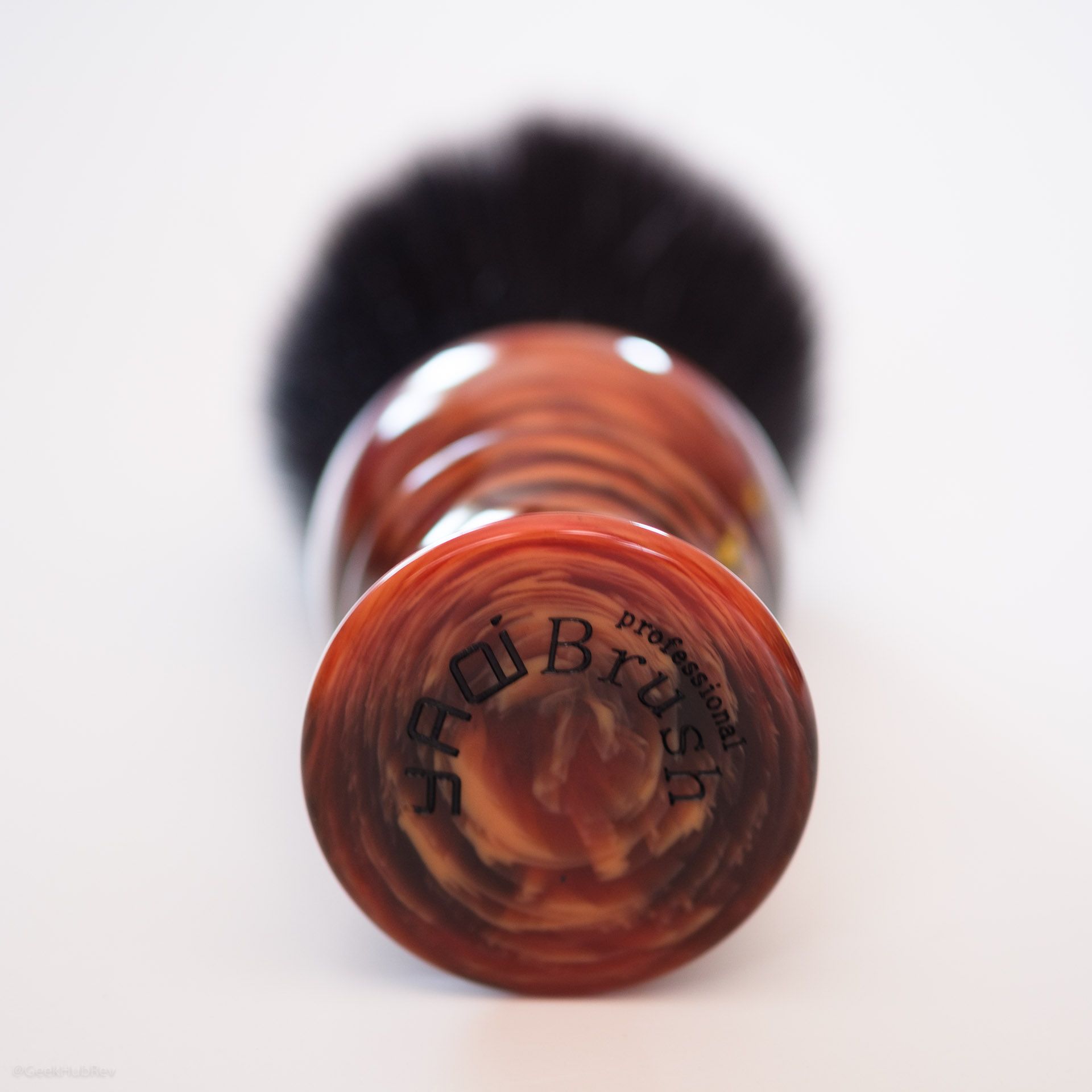 Spód rączki pędzla do golenia Yaqi R151111S1-26 Tuxedo Synthetic Shaving Brush