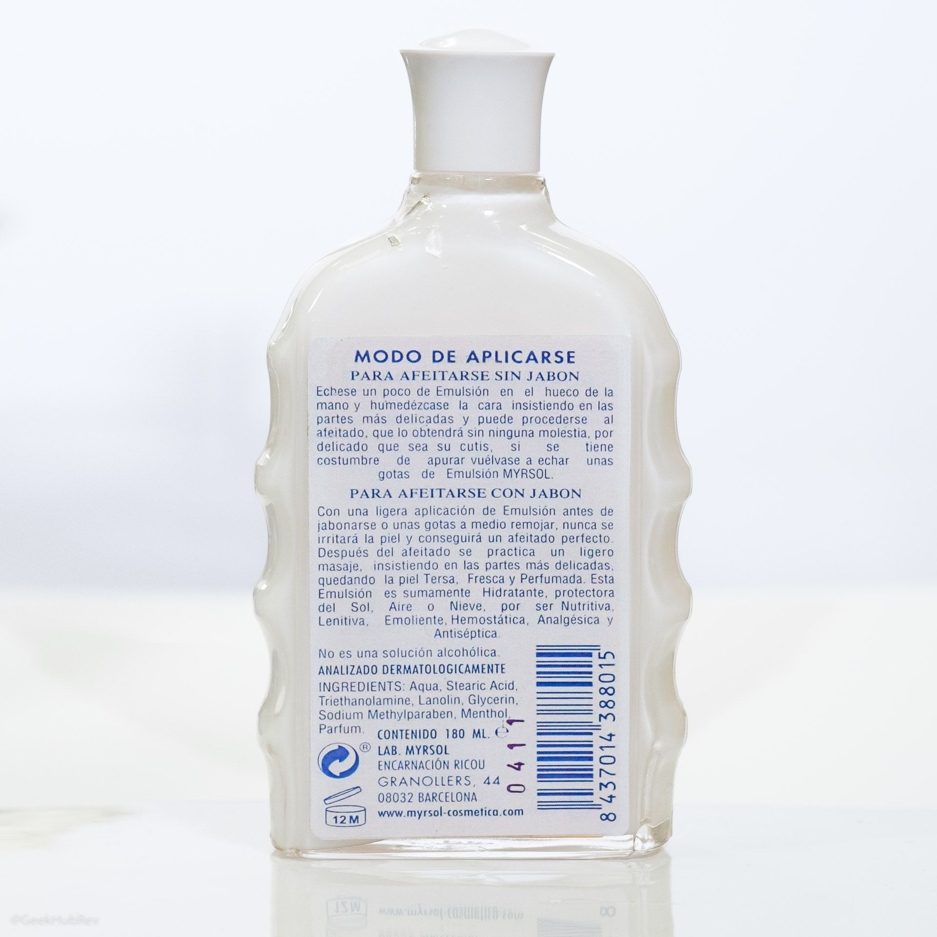 Skład Myrsol Emulsion (INCI ingredients)