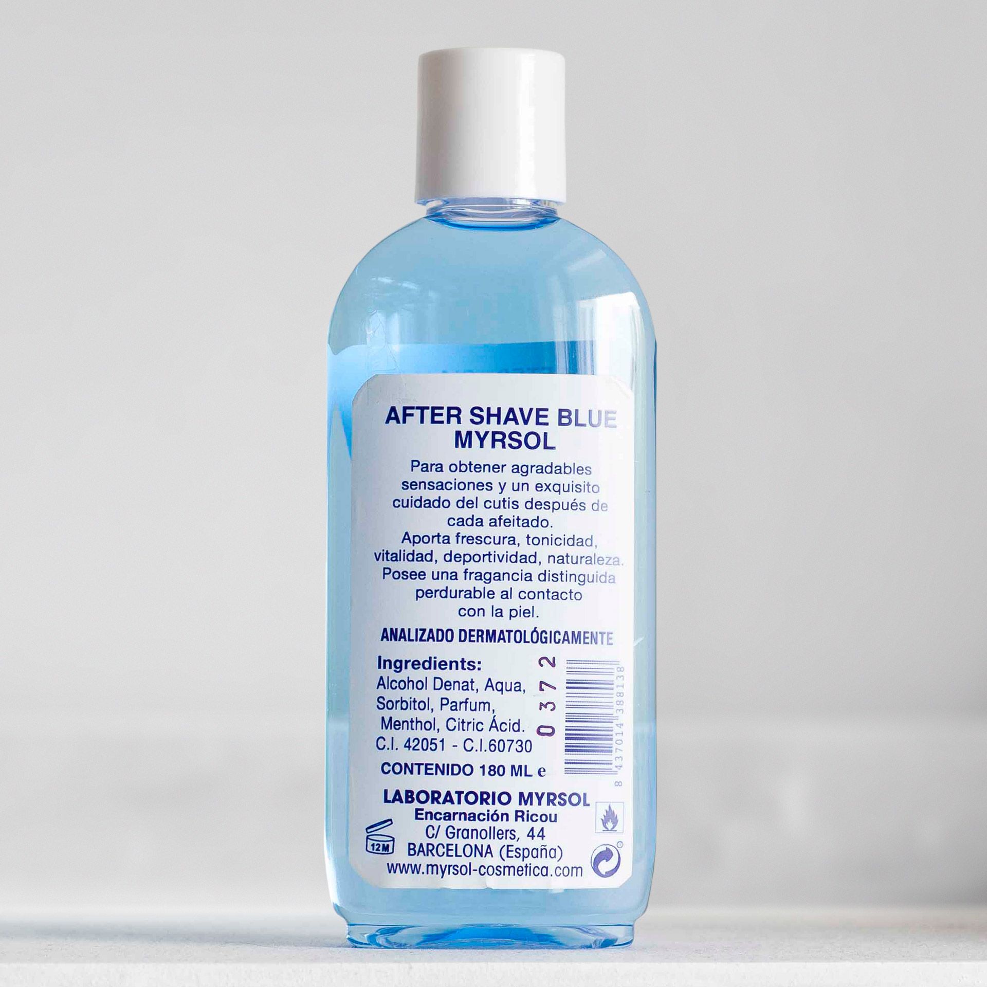 Skład wody po goleniu Myrsol After Shave Blue (INCI ingredients)