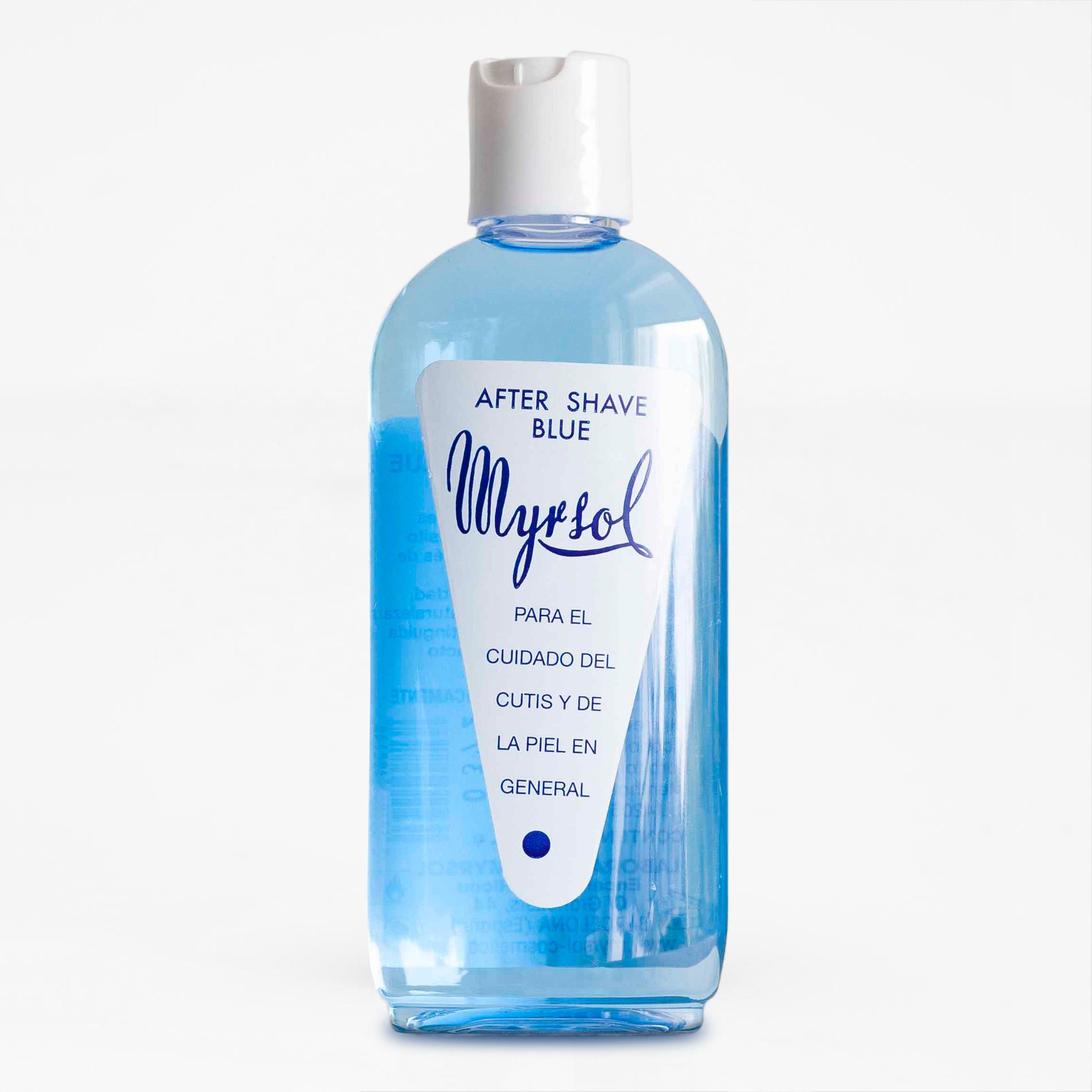 Plastikowa butelka Myrsol After Shave Blue