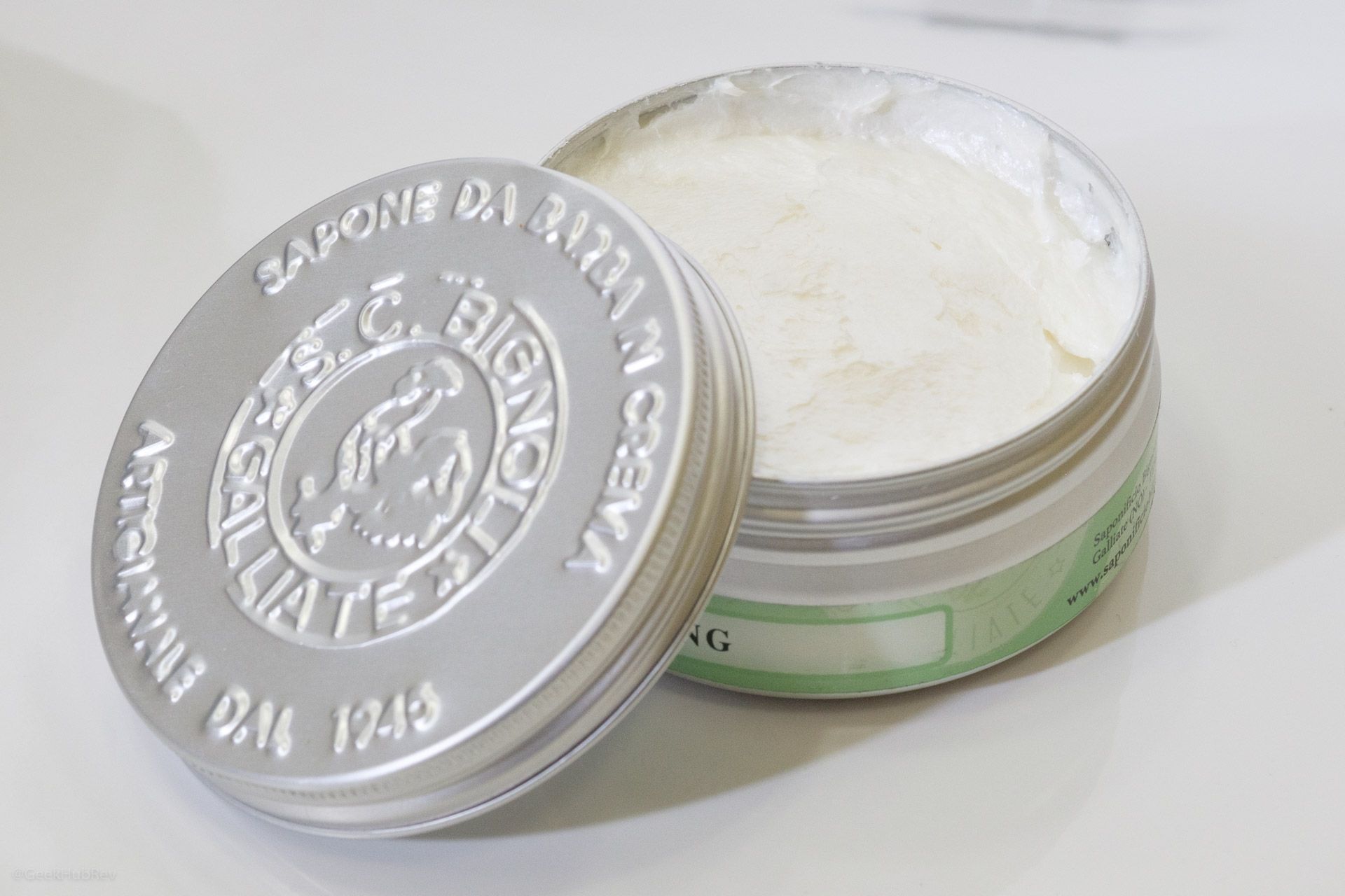 Opakowanie kremu do golenia Saponificio Bignoli Young Sapone da Barba in Crema (Shaving Cream)