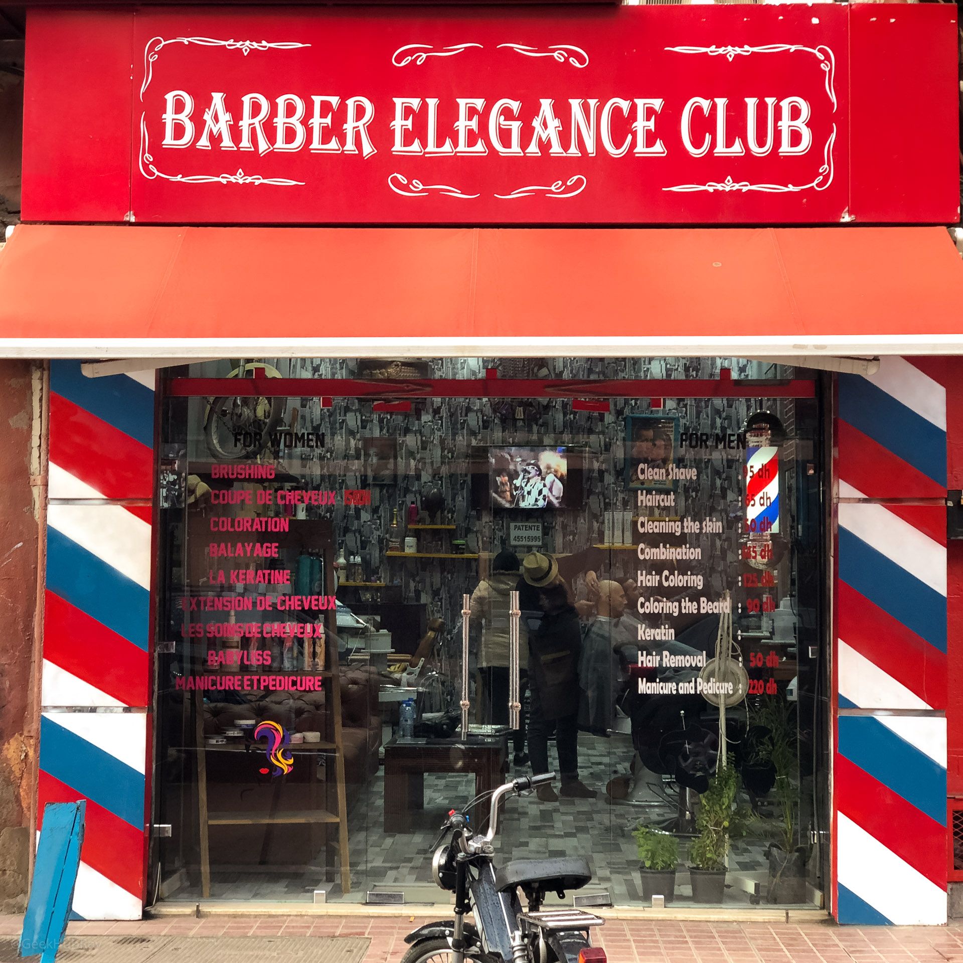 Barber Elegance Club w Marakeszu