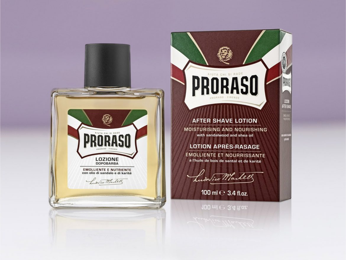 Opakowanie wody po goleniu Proraso Moisturising and Nourishing After Shave Lotion