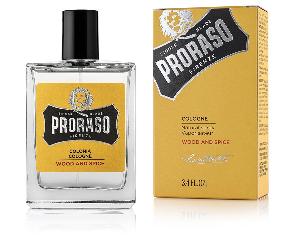 Opakowanie wody kolońskiej Proraso Cologne Wood & Spice (zdjęcie Proraso)